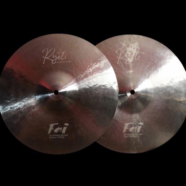 Ryet 13" Fai Brilliant Hi-Hats 1207g/1252g