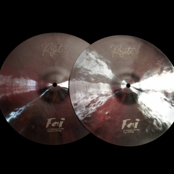 Ryet 14" Fai Brilliant Hi-Hats 1053g/1247g