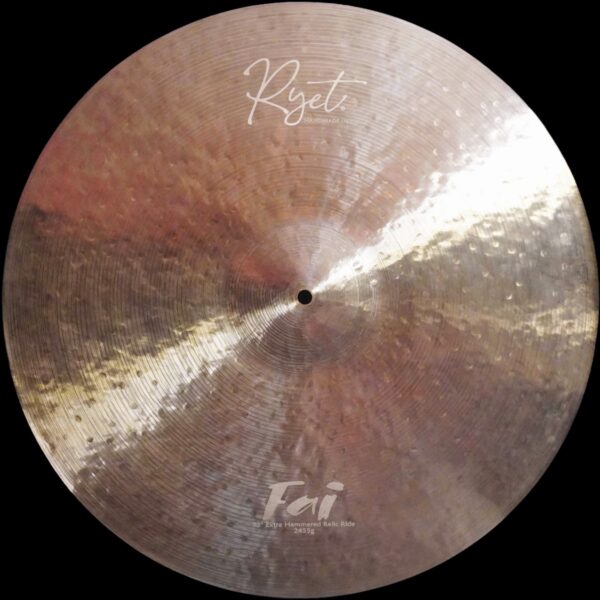 Ryet 22" Fai Extra Hammered Relic Ride 2455g